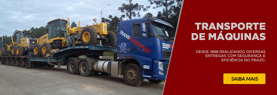 Transporte de maquinas