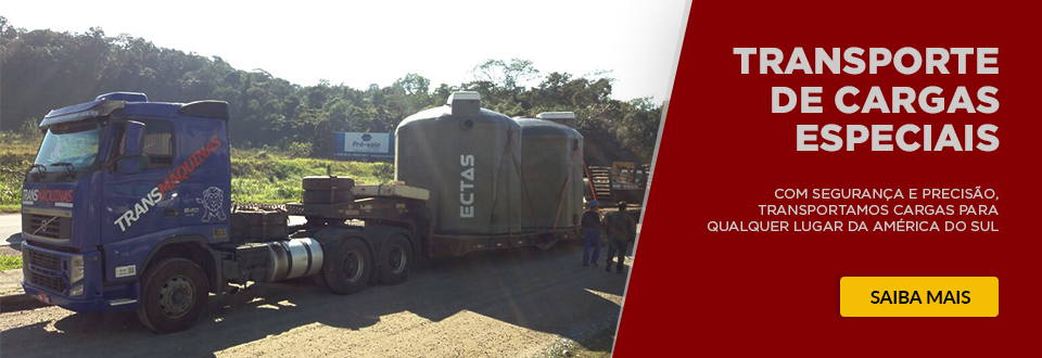 Transporte de cargas especiais