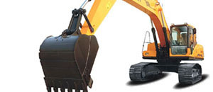 Máquinas da nossa divisão de Locação de escavadeiras lishide